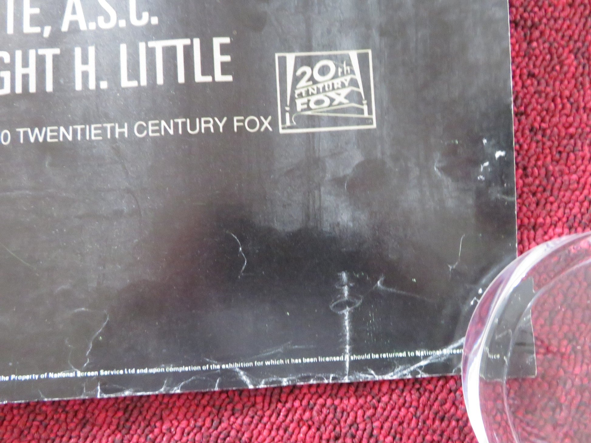 MARKED FOR DEATH UK QUAD ROLLED POSTER STEVEN SEAGAL BASIL WALLACE 1990 Rendezvous Cinema Movie posters