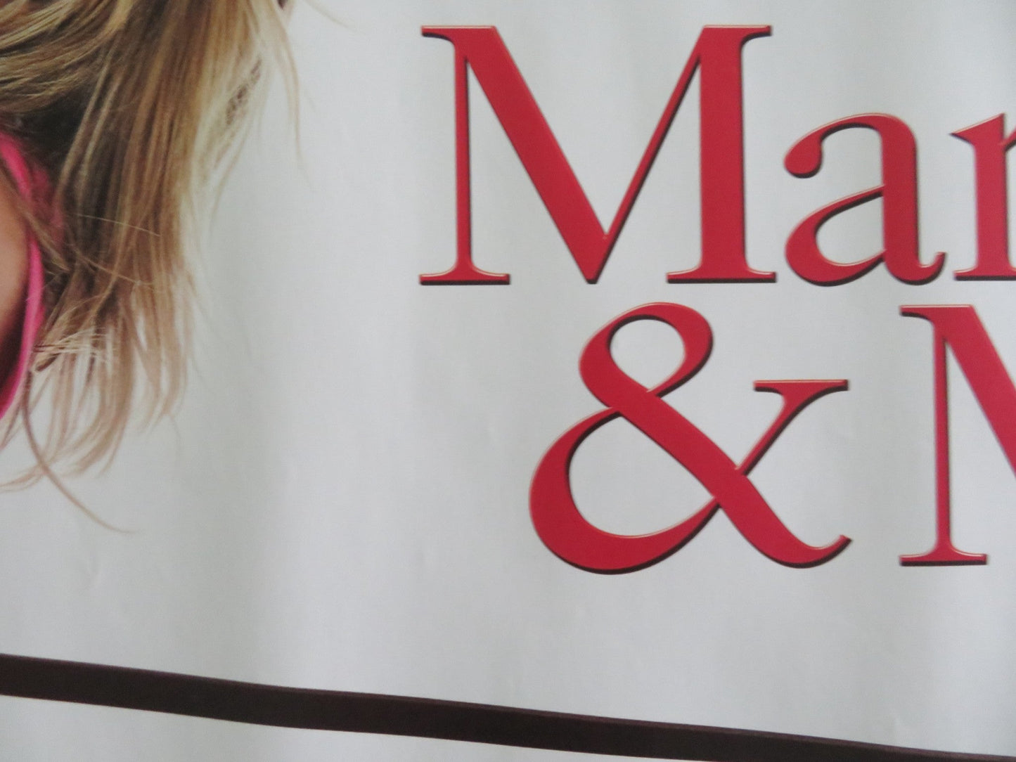 MARLEY & ME UK QUAD ROLLED POSTER OWEN WILSON JENNIFER ANNISTON 2008 Movie posters