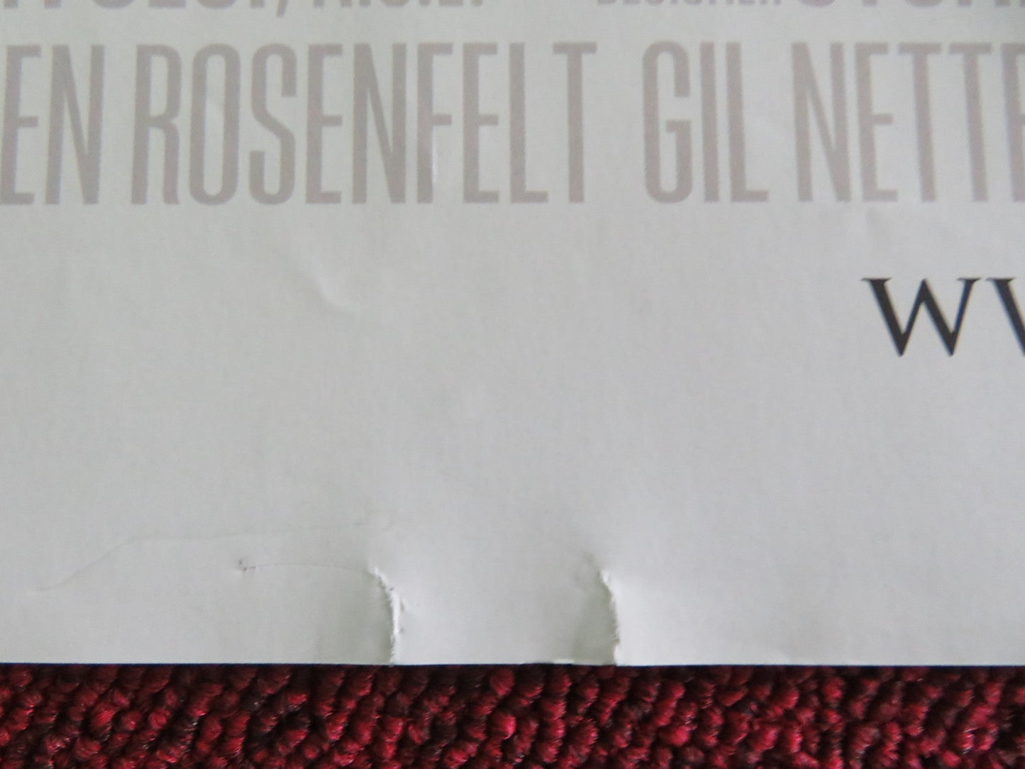 MARLEY & ME UK QUAD ROLLED POSTER OWEN WILSON JENNIFER ANNISTON 2008 Movie posters