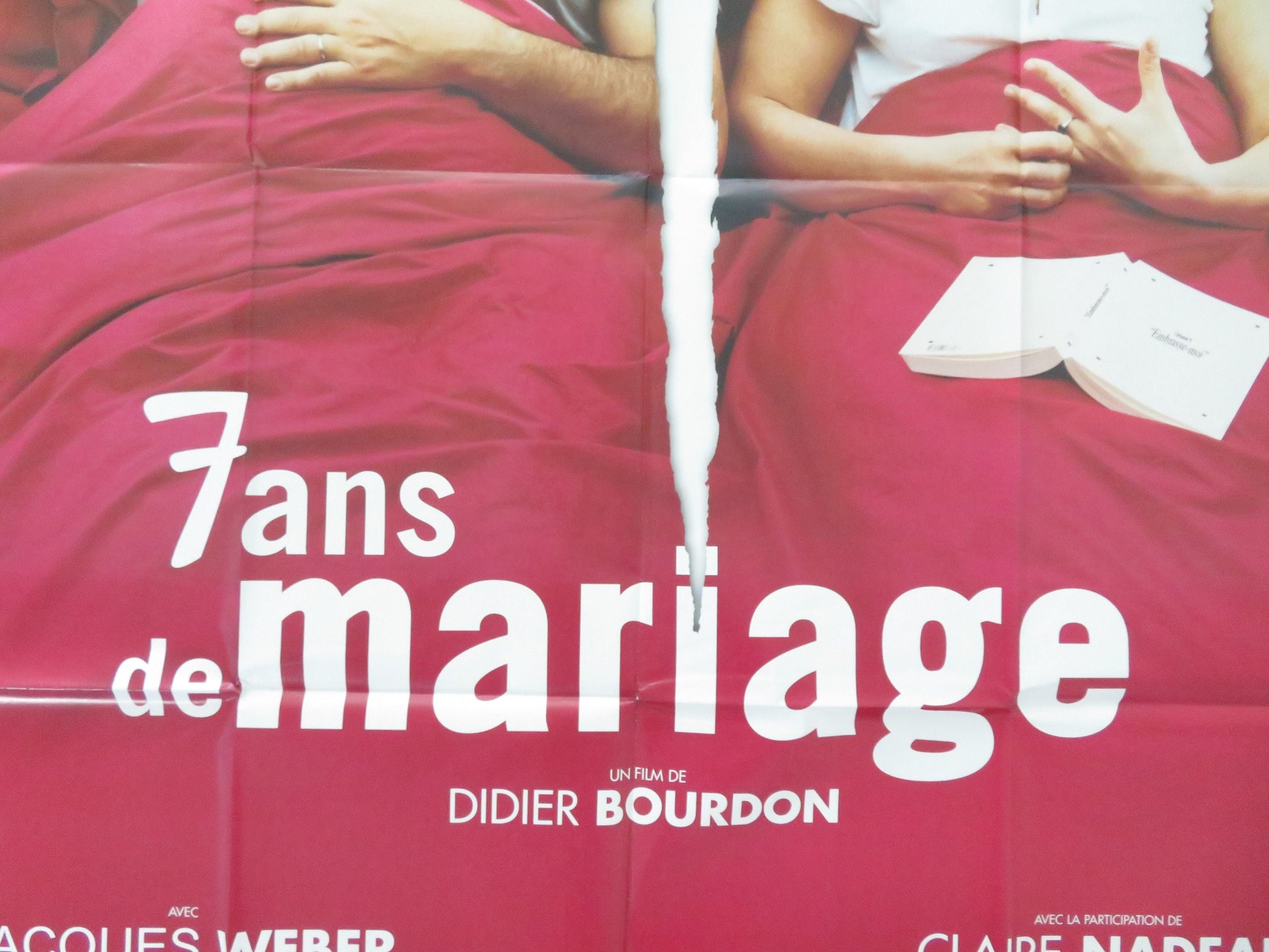 Married for 7 Years French Grande Poster Catherine Frot Didier Bourdon 2003 Movie posters