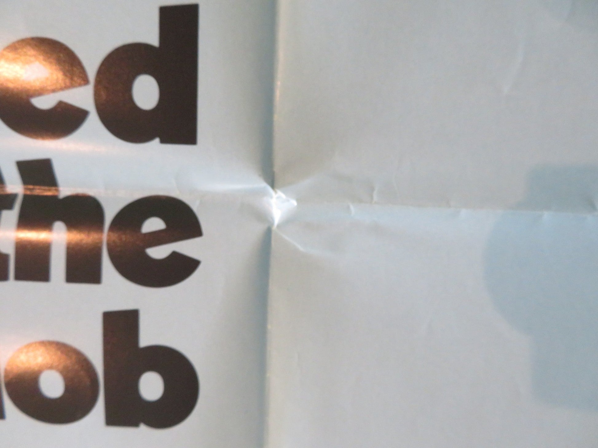 MARRIED TO THE MOB FOLDED US ONE SHEET POSTER MICHELLE PFEIFFER A. BALDWIN 1988 Rendezvous Cinema Movie posters