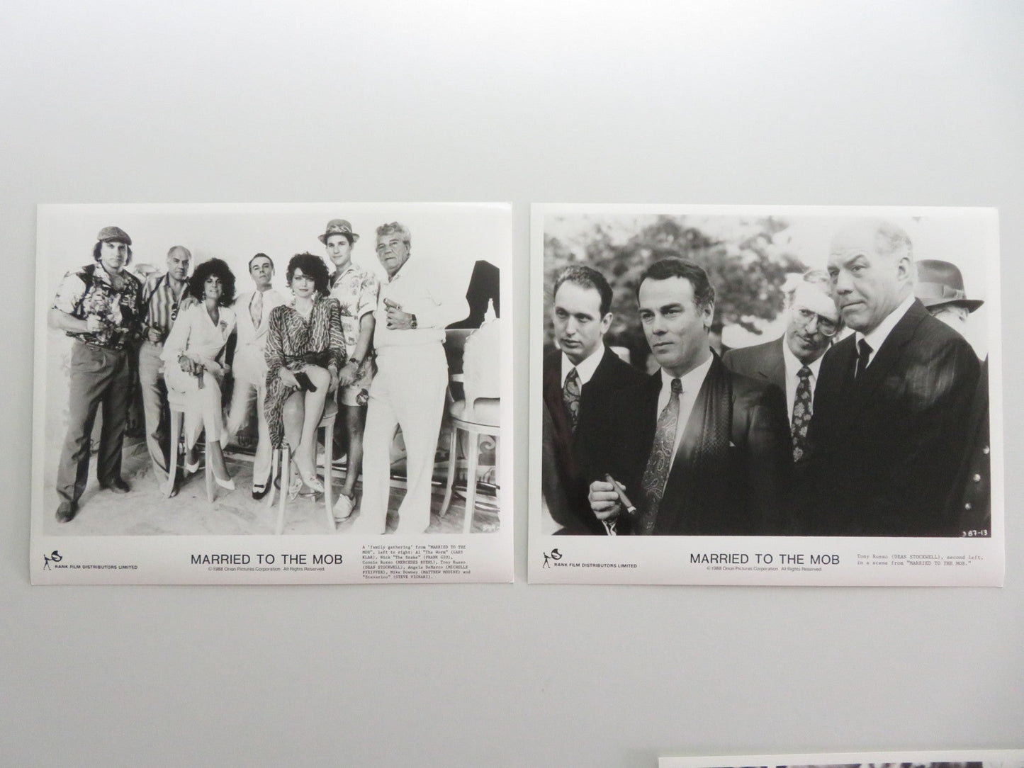 MARRIED TO THE MOB MOVIE STILL PHOTO LOT OF 11 MATTHEW MODINE M. PFEIFFER 1988 Movie posters