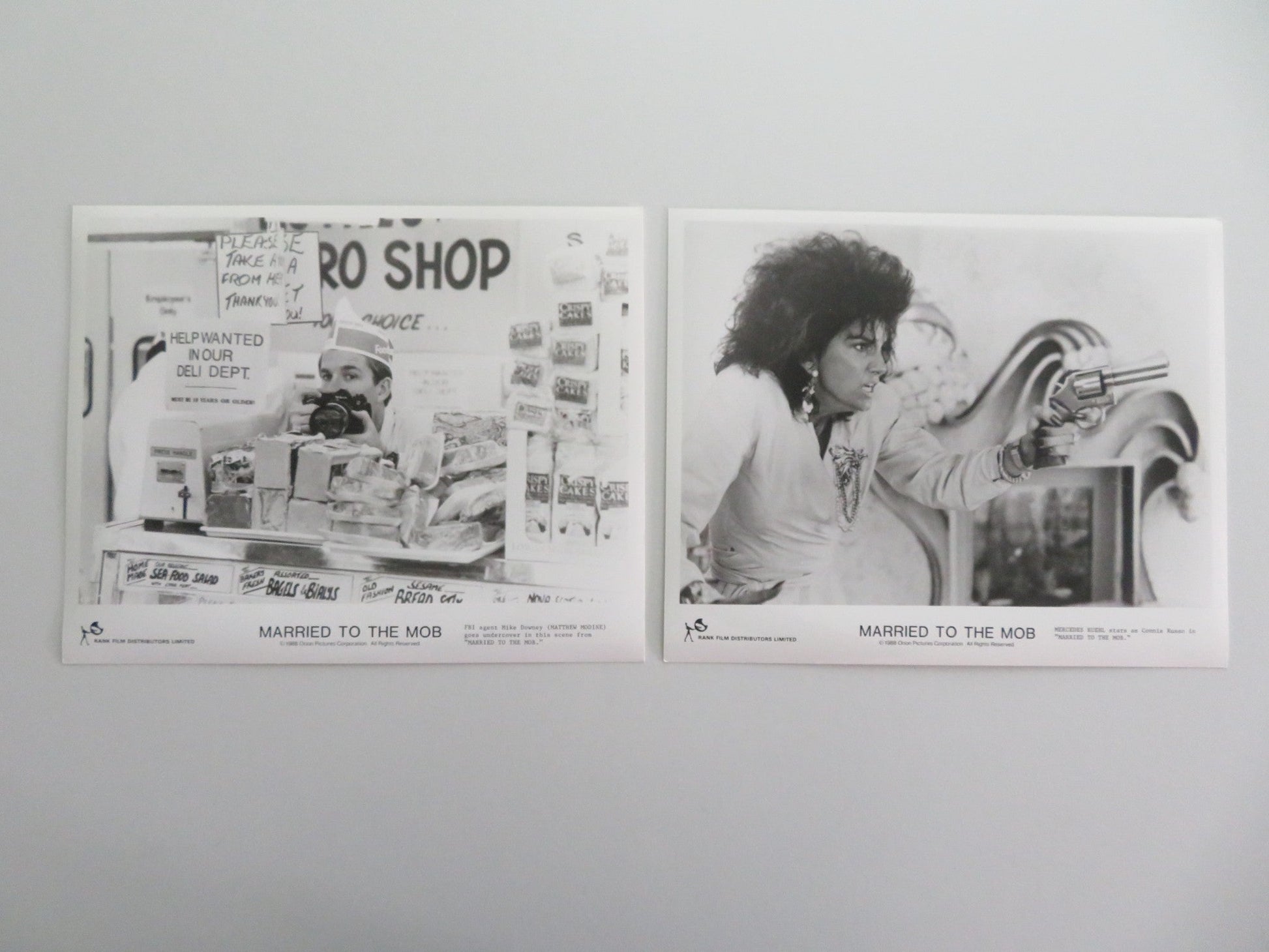 MARRIED TO THE MOB MOVIE STILL PHOTO LOT OF 11 MATTHEW MODINE M. PFEIFFER 1988 Movie posters