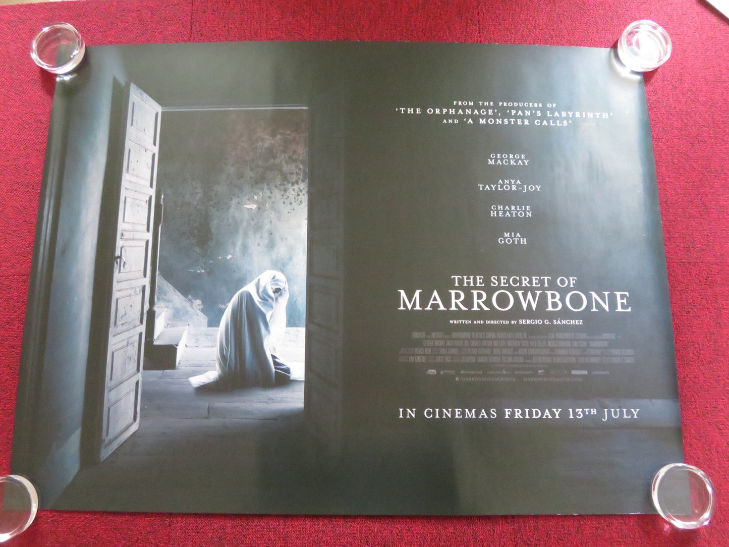 MARROWBONE UK QUAD ROLLED POSTER GEORGE MACKAY ANNA TAYLOR - JOY 2017 Rendezvous Cinema Movie posters