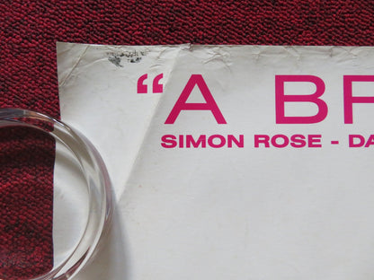 MARTHA MEET FRANK, DANIEL AND LAURENCE UK QUAD ROLLED POSTER MONICA POTTER 1998 Rendezvous Cinema Movie posters