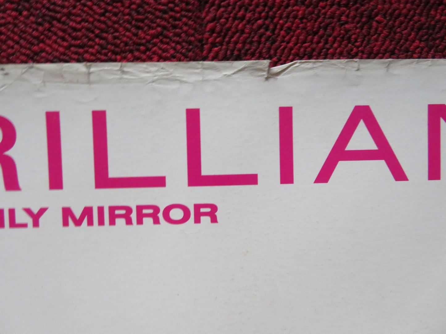 MARTHA MEET FRANK, DANIEL AND LAURENCE UK QUAD ROLLED POSTER MONICA POTTER 1998 Rendezvous Cinema Movie posters