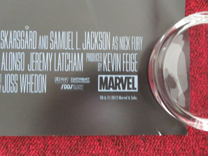MARVEL AVENGERS ASSEMBLE UK QUAD ROLLED POSTER ROBERT DOWNEY JR. C. EVANS 2012 Movie posters