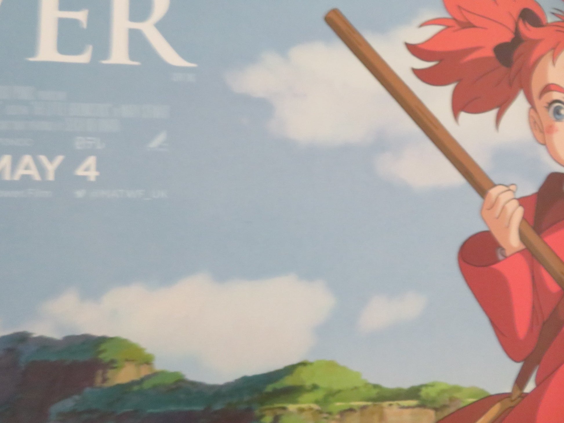 MARY AND THE WITCH'S FLOWER UK QUAD ROLLED POSTER HANA SUGISAKI YUKI AMAMI 2017 - Rendezvous Cinema