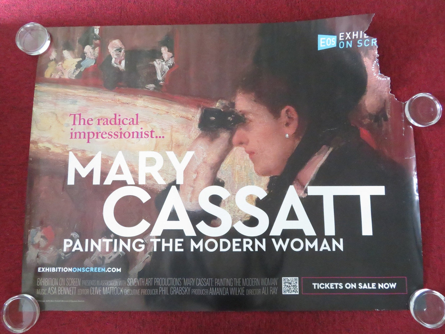 MARY CASSATT: PAINTING THE MODERN WOMAN UK QUAD ROLLED POSTER IMPRESSIONISM 2023 Movie posters