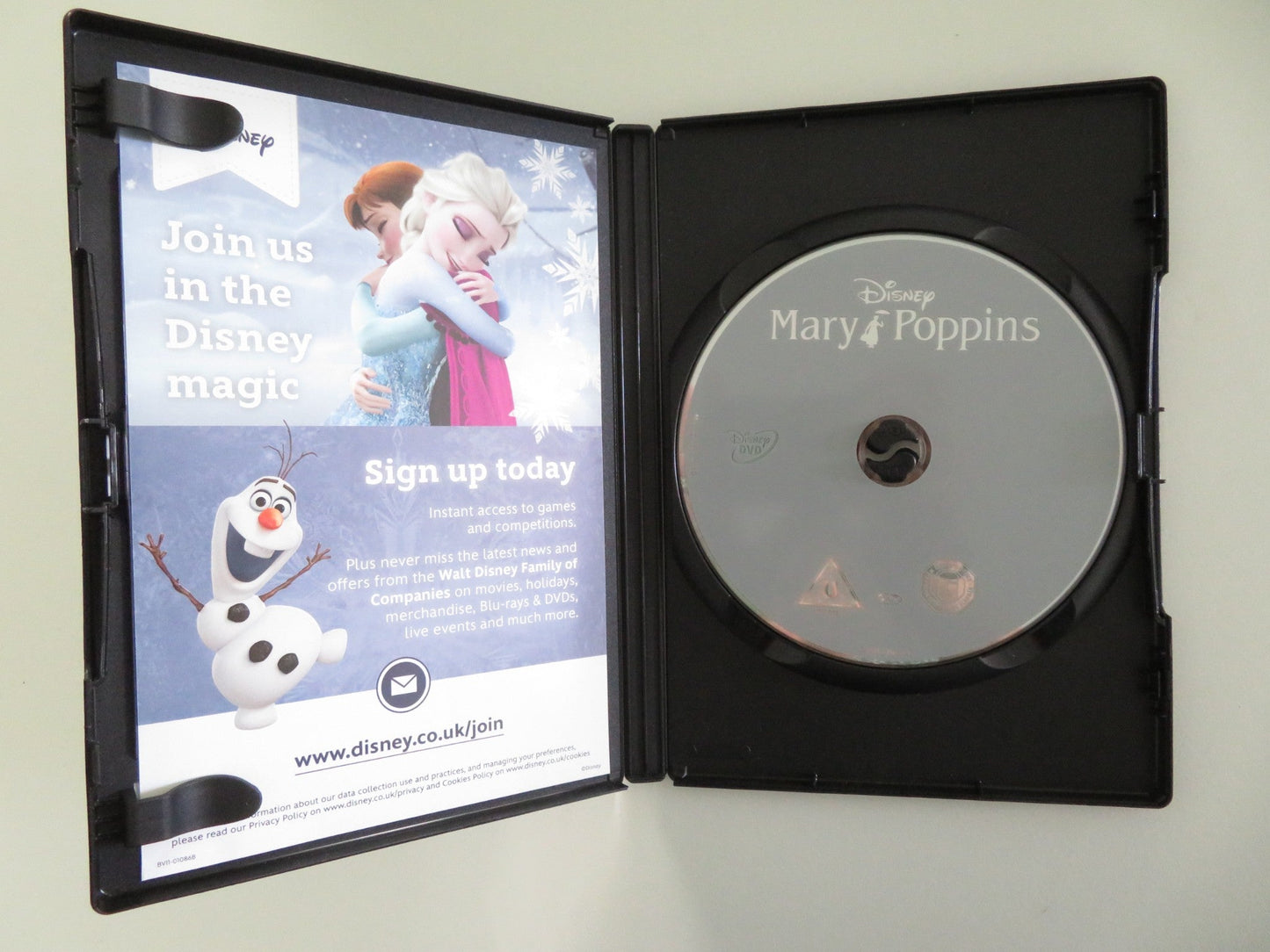 MARY POPPINS - B (DVD) DISNEY JULIE ANDREWS DICK VAN DYKE 1964 REGION 2 Movie posters