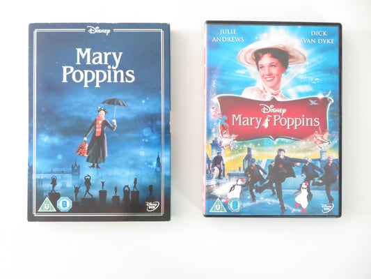 Mary Poppins - D (DVD) Disney Julie Andrews Dick Van Dyke 1964 Region 2 Movie posters