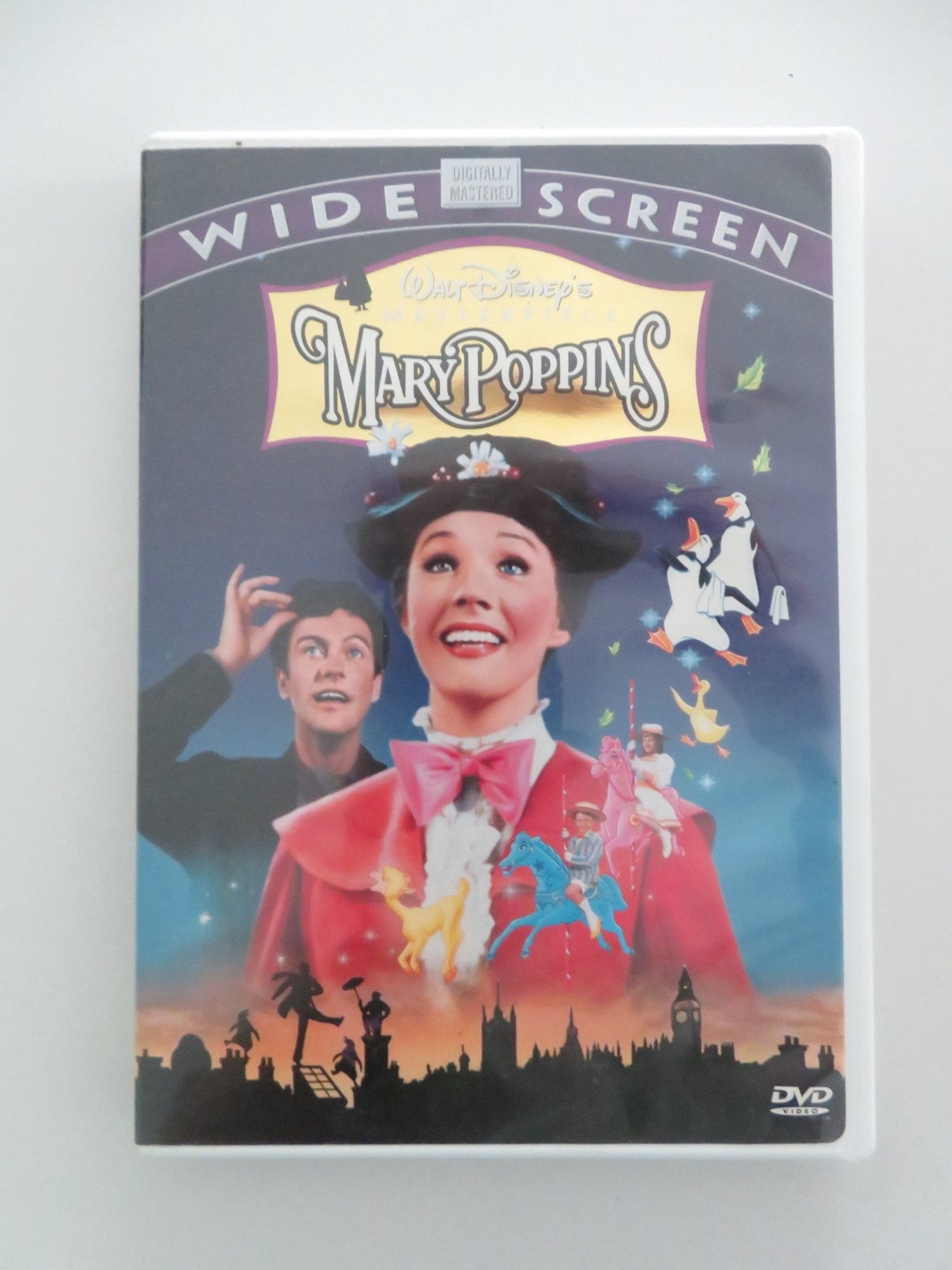 MARY POPPINS (DVD) DISNEY JULIE ANDREWS DICK VAN DYKE 1964 REGION 1 Movie posters