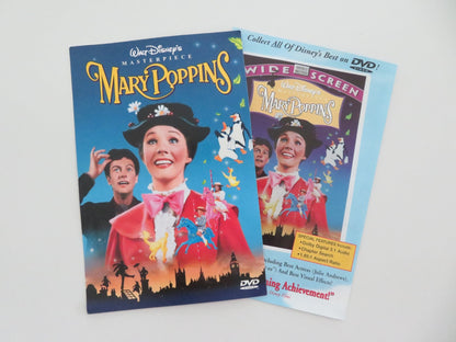 MARY POPPINS (DVD) DISNEY JULIE ANDREWS DICK VAN DYKE 1964 REGION 1 Movie posters