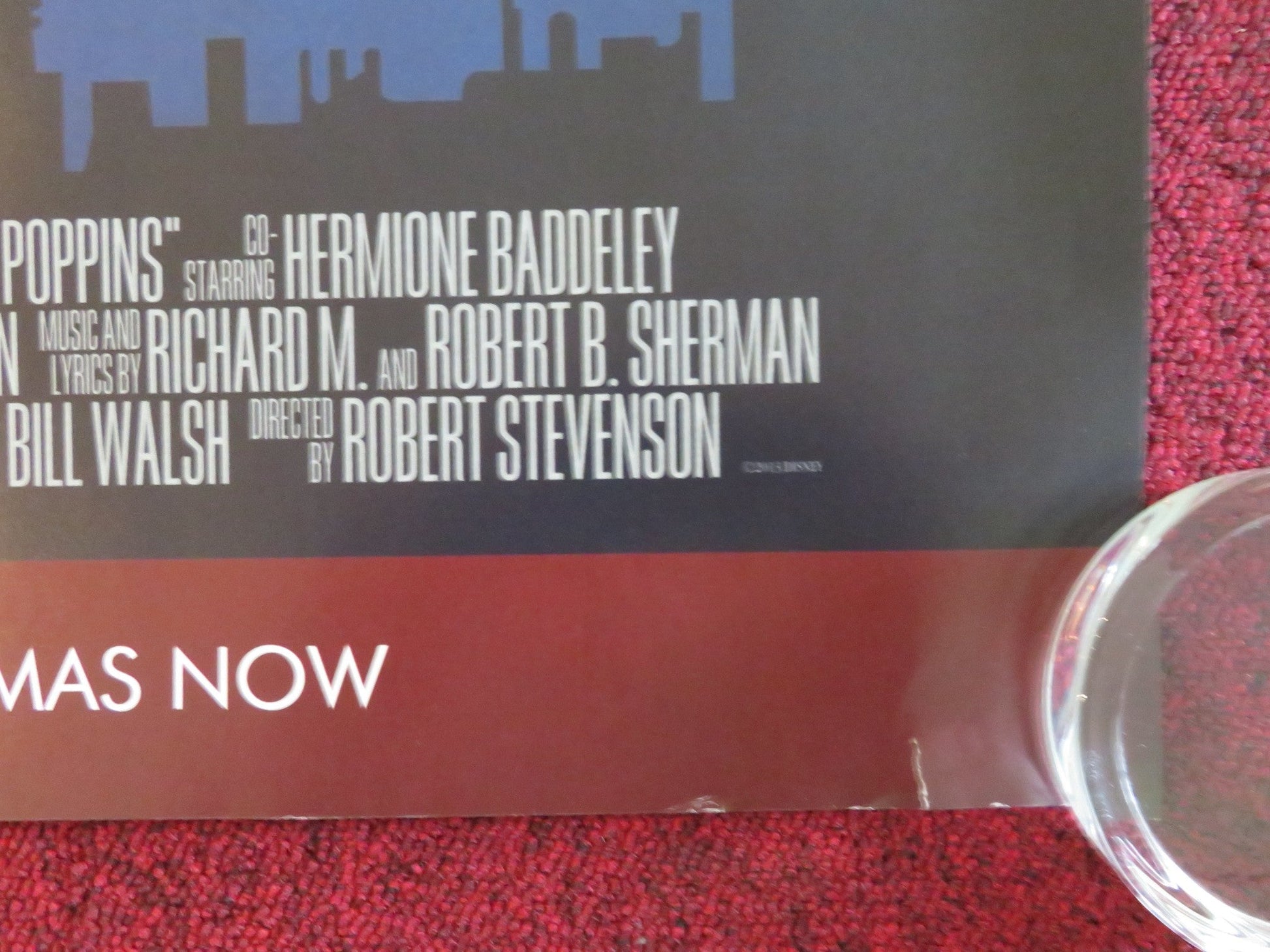 MARY POPPINS UK QUAD ROLLED POSTER JULIE ANDREWS DICK VAN DYKE Movie posters