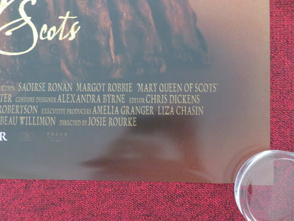 MARY QUEEN OF SCOTS - D US ONE SHEET ROLLED POSTER MARGOT ROBBIE S. RONAN 2018 Movie posters