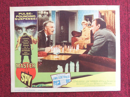 MASTER SPY US LOBBY CARD FULL SET STEPHEN MURRAY JUNE THORNBURN 1964 Rendezvous Cinema Movie posters