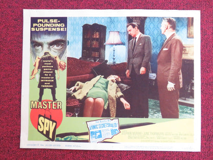MASTER SPY US LOBBY CARD FULL SET STEPHEN MURRAY JUNE THORNBURN 1964 Rendezvous Cinema Movie posters