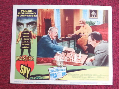 MASTER SPY US LOBBY CARD FULL SET STEPHEN MURRAY JUNE THORNBURN 1964 Rendezvous Cinema Movie posters