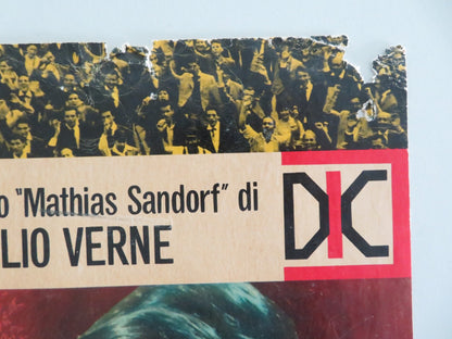 Mathias Sandorf Italian Fotobusta Poster Louis Jourdan Renaud Mary 1963 Movie posters
