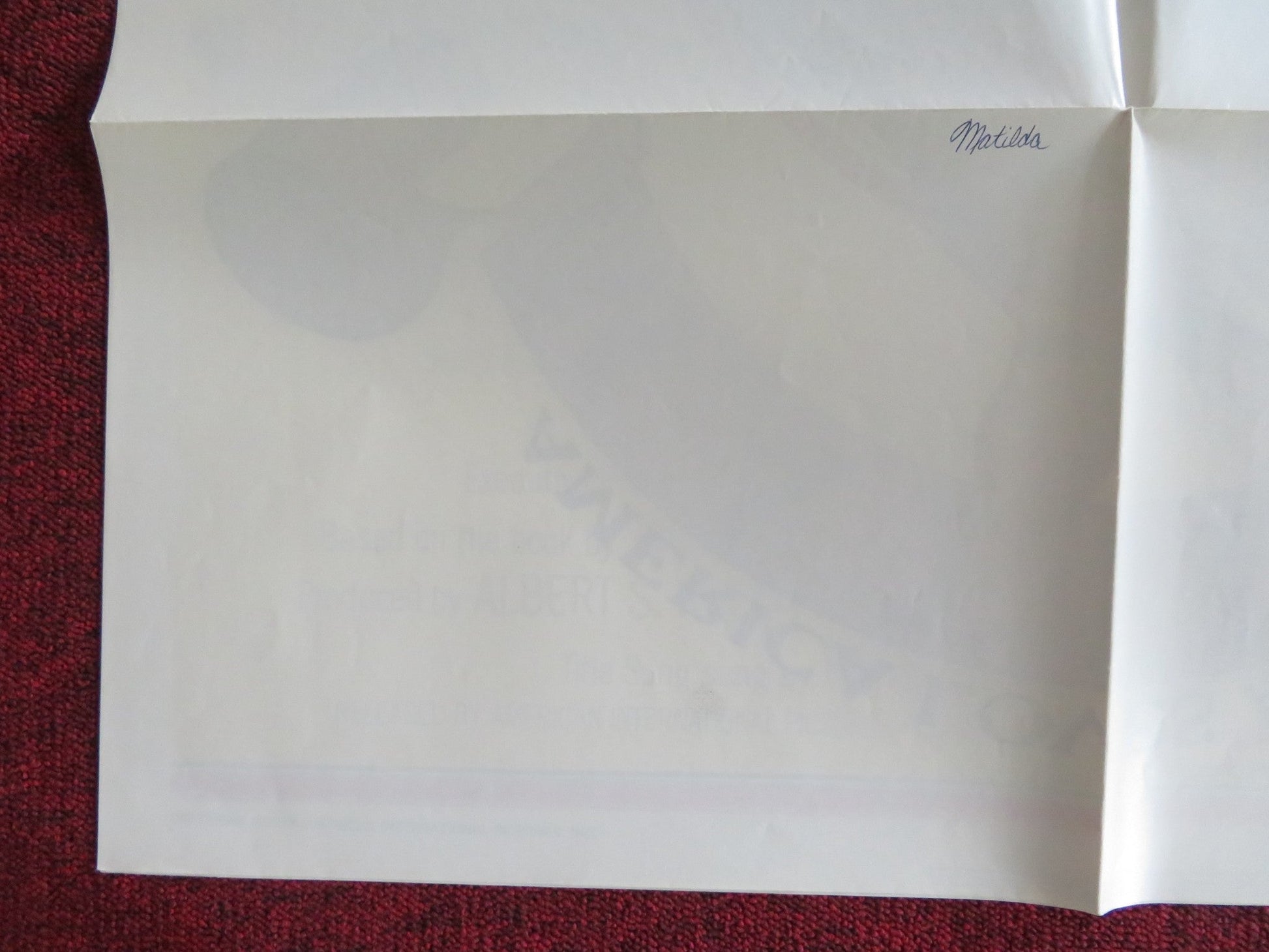 MATILDA FOLDED US ONE SHEET POSTER ELLIOT GOULD CLIVE REVILL 1978 Rendezvous Cinema Movie posters