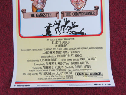 MATILDA US INSERT POSTER ELLIOTT GOULD ROBERT MITCHUM 1978 Rendezvous Cinema Movie posters