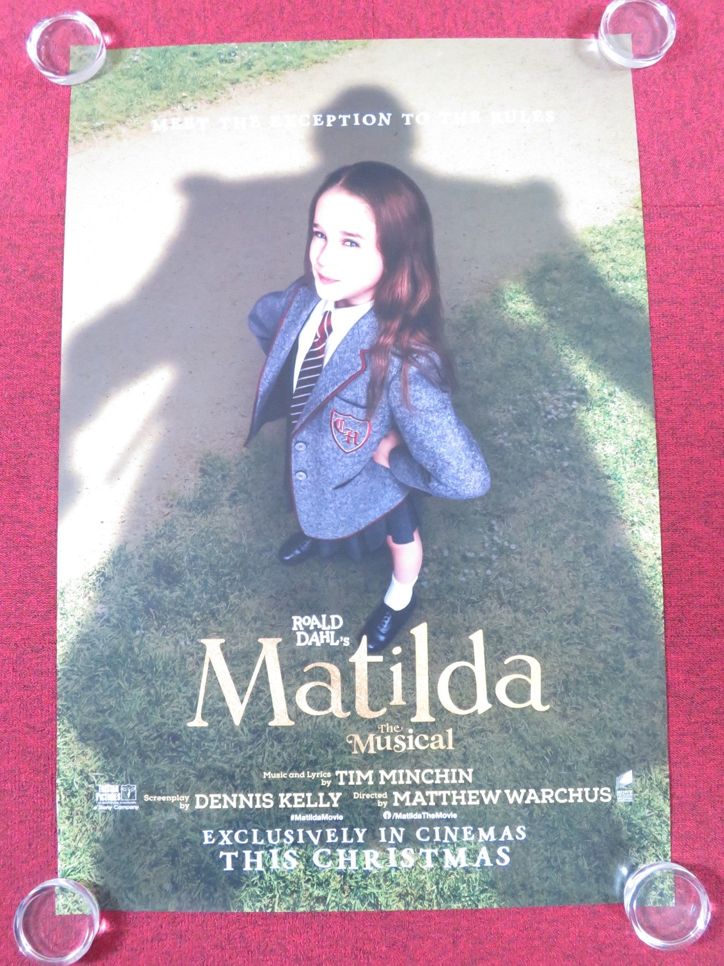 MATILDA US ONE SHEET ROLLED POSTER ALISHA WEIR EMMA THOMPSON 2022 Rendezvous Cinema Movie posters