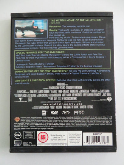 Matrix (DVD) Keanu Reeves Laurence Fishburne 1999 Region 2 Movie posters
