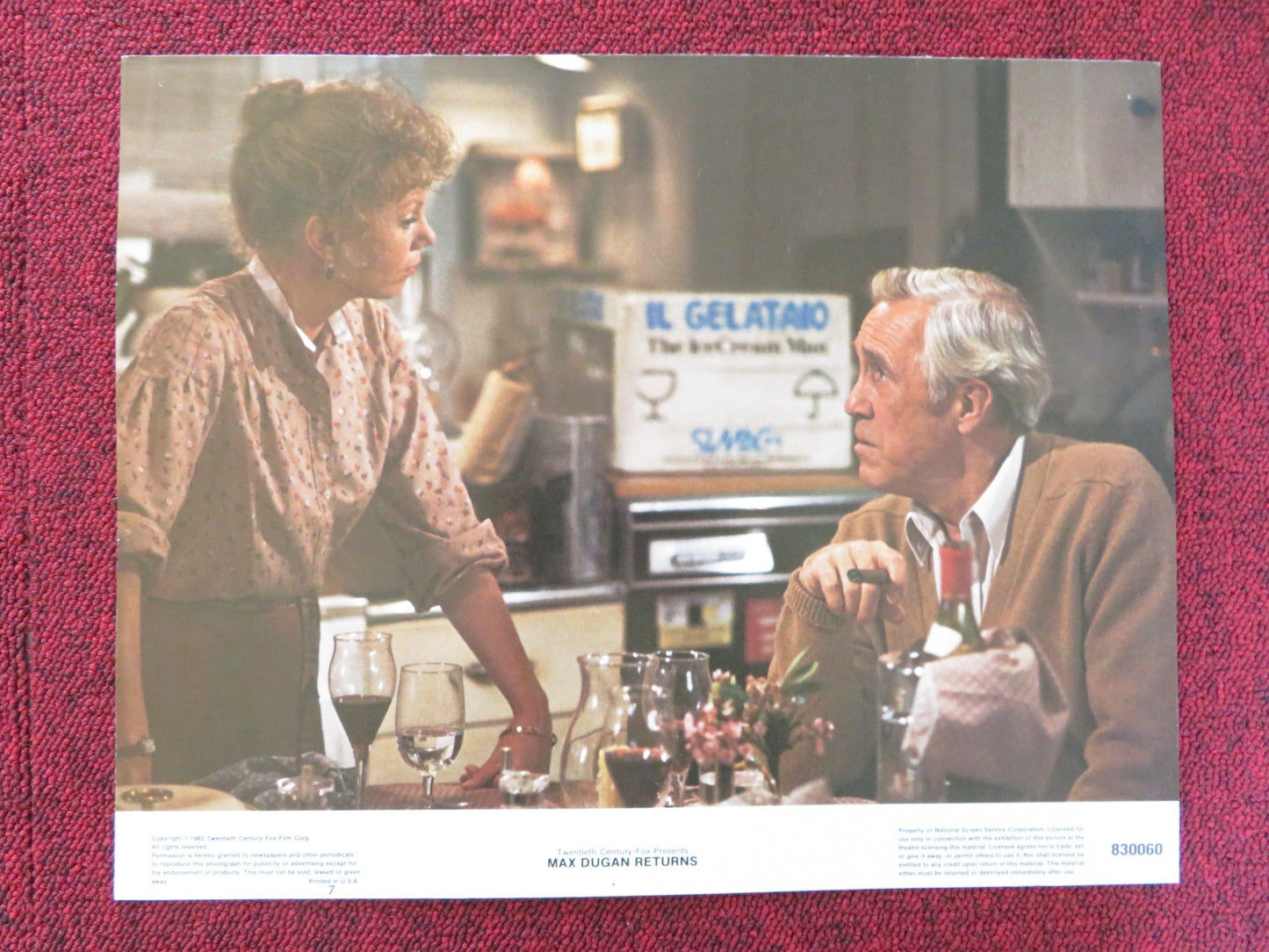 MAX DUGAN RETURNS US LOBBY CARD FULL SET JASON ROBARDS DONALD SUTHERLAND 1983 Rendezvous Cinema Movie posters
