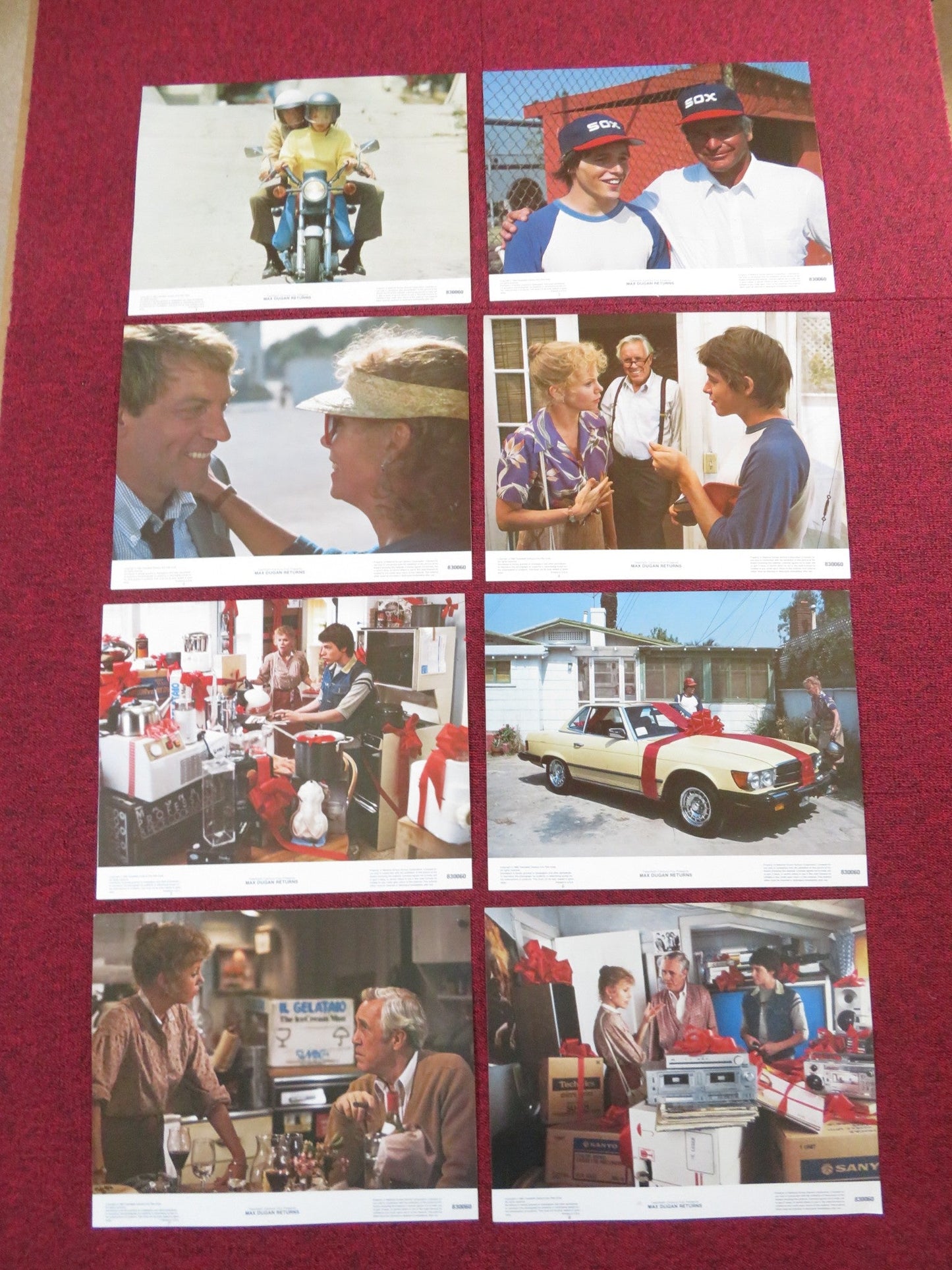 MAX DUGAN RETURNS US LOBBY CARD FULL SET JASON ROBARDS DONALD SUTHERLAND 1983 Rendezvous Cinema Movie posters