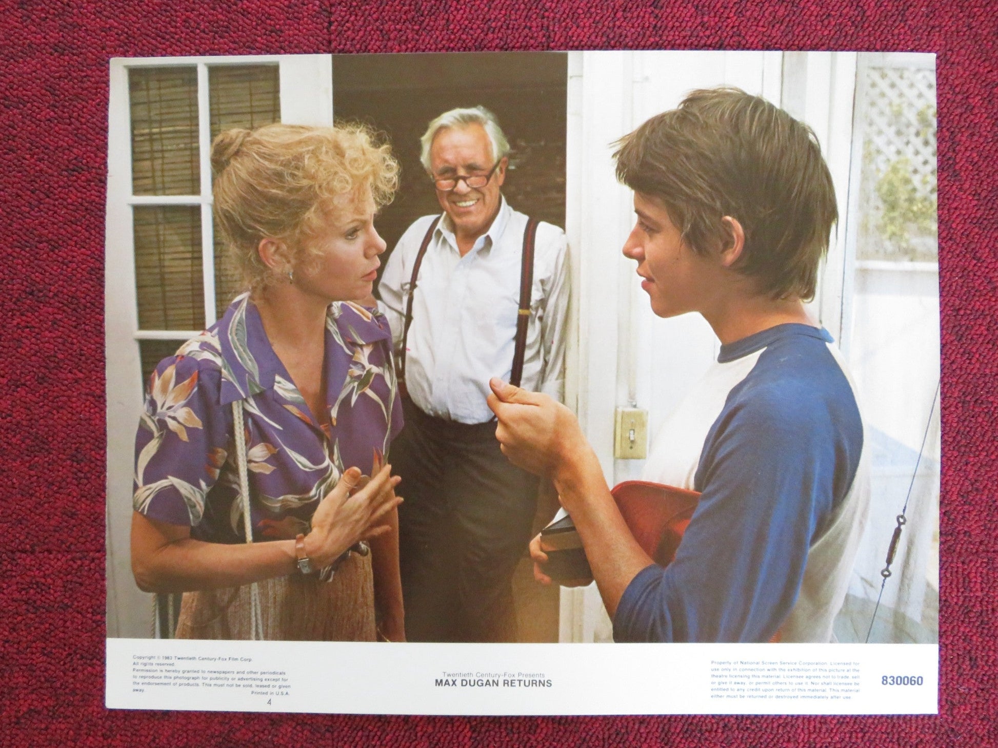 MAX DUGAN RETURNS US LOBBY CARD FULL SET JASON ROBARDS DONALD SUTHERLAND 1983 Rendezvous Cinema Movie posters