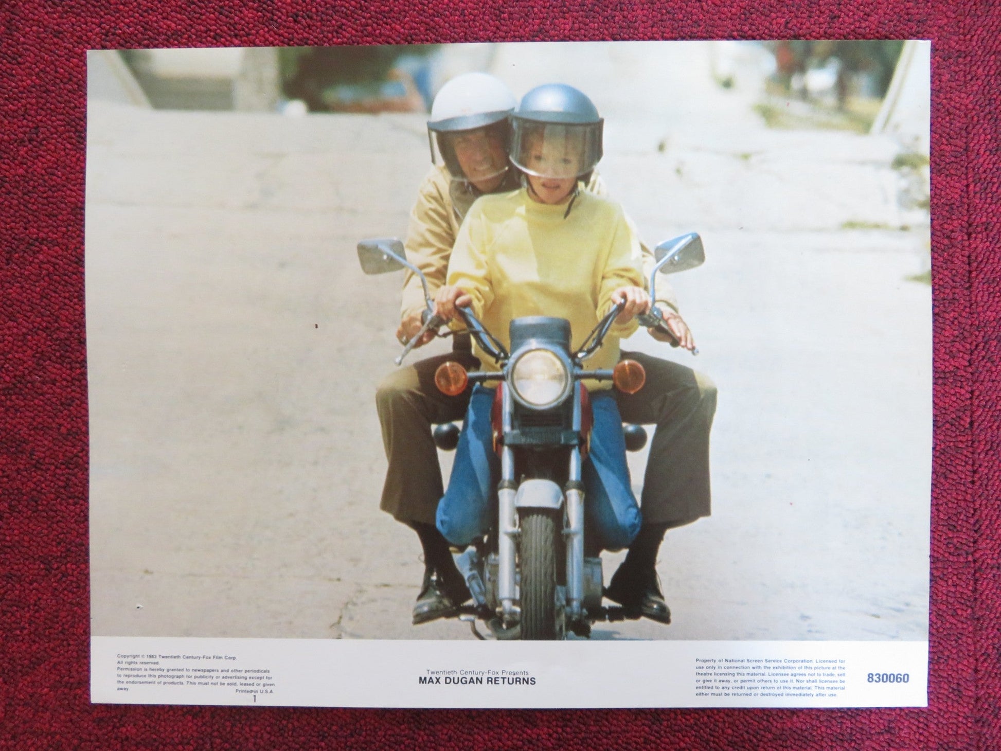 MAX DUGAN RETURNS US LOBBY CARD FULL SET JASON ROBARDS DONALD SUTHERLAND 1983 Rendezvous Cinema Movie posters