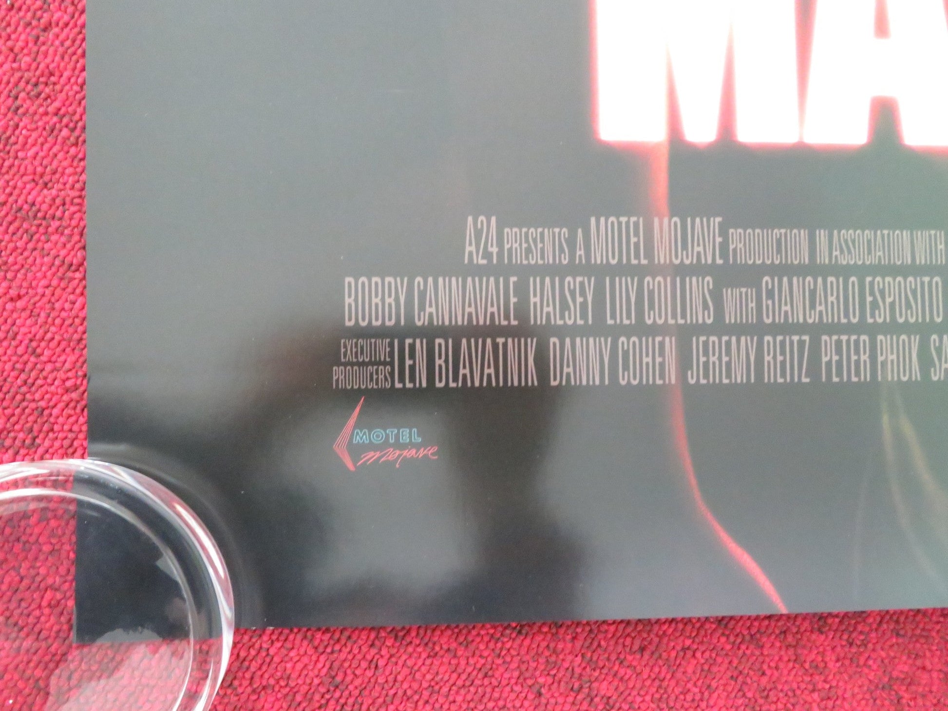 MAXXXINE - B ONE SHEET ROLLED POSTER MIA GOTH SIMON PRAST 2024 Movie posters