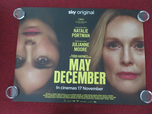 May December UK Quad Rolled Poster Natalie Portman Julianne Moore 2023 Movie posters