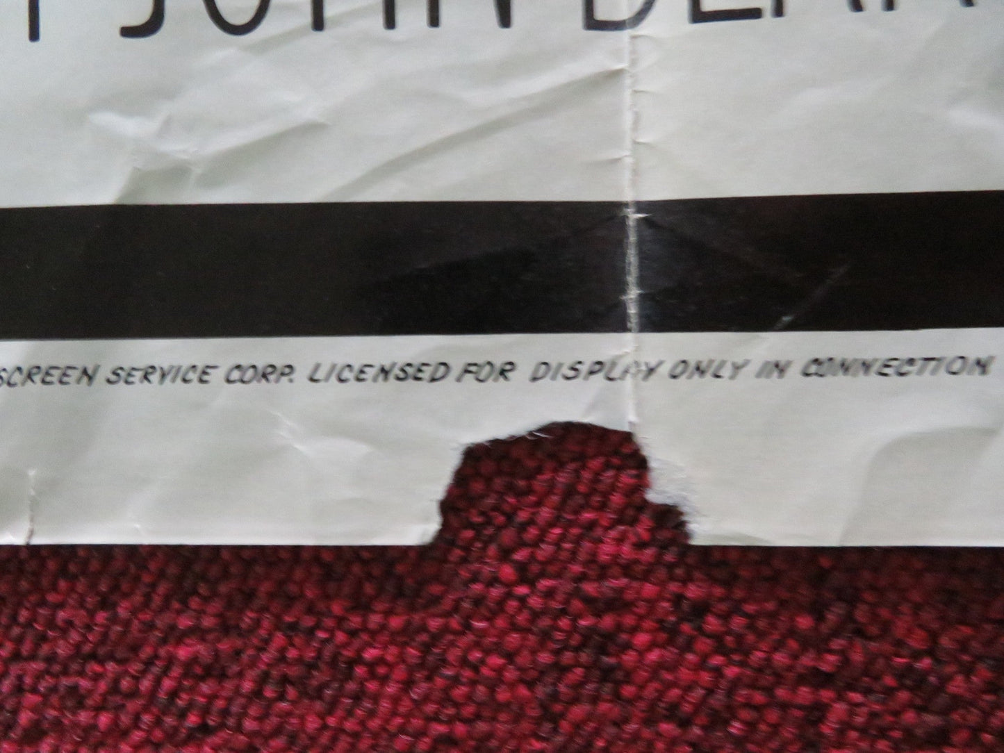 MAYA FOLDED US ONE SHEET POSTER CLINT WALKER JAY NORTH 1966 Movie posters