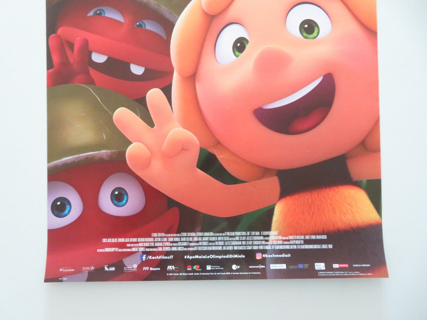 MAYA THE BEE: THE HONEY GAMES ITALIAN LOCANDINA POSTER COCO GILLIES 2018 Movie posters