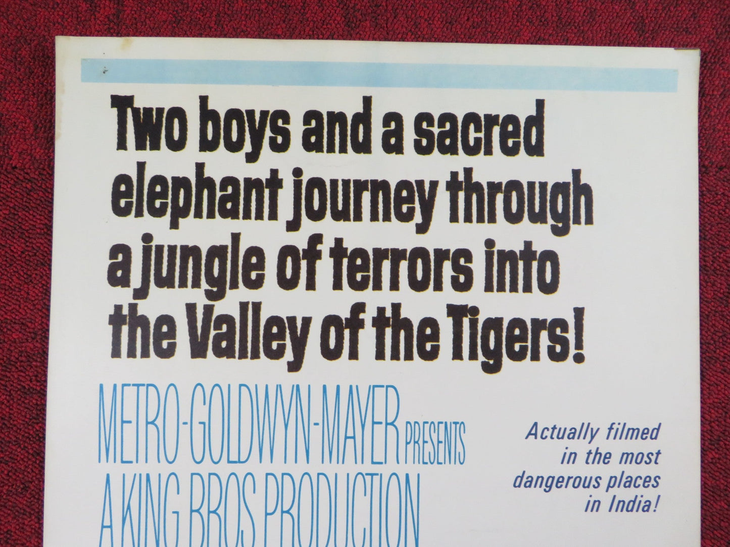 MAYA US INSERT POSTER CLINT WALKER JAY NORTH 1966 Rendezvous Cinema Movie posters