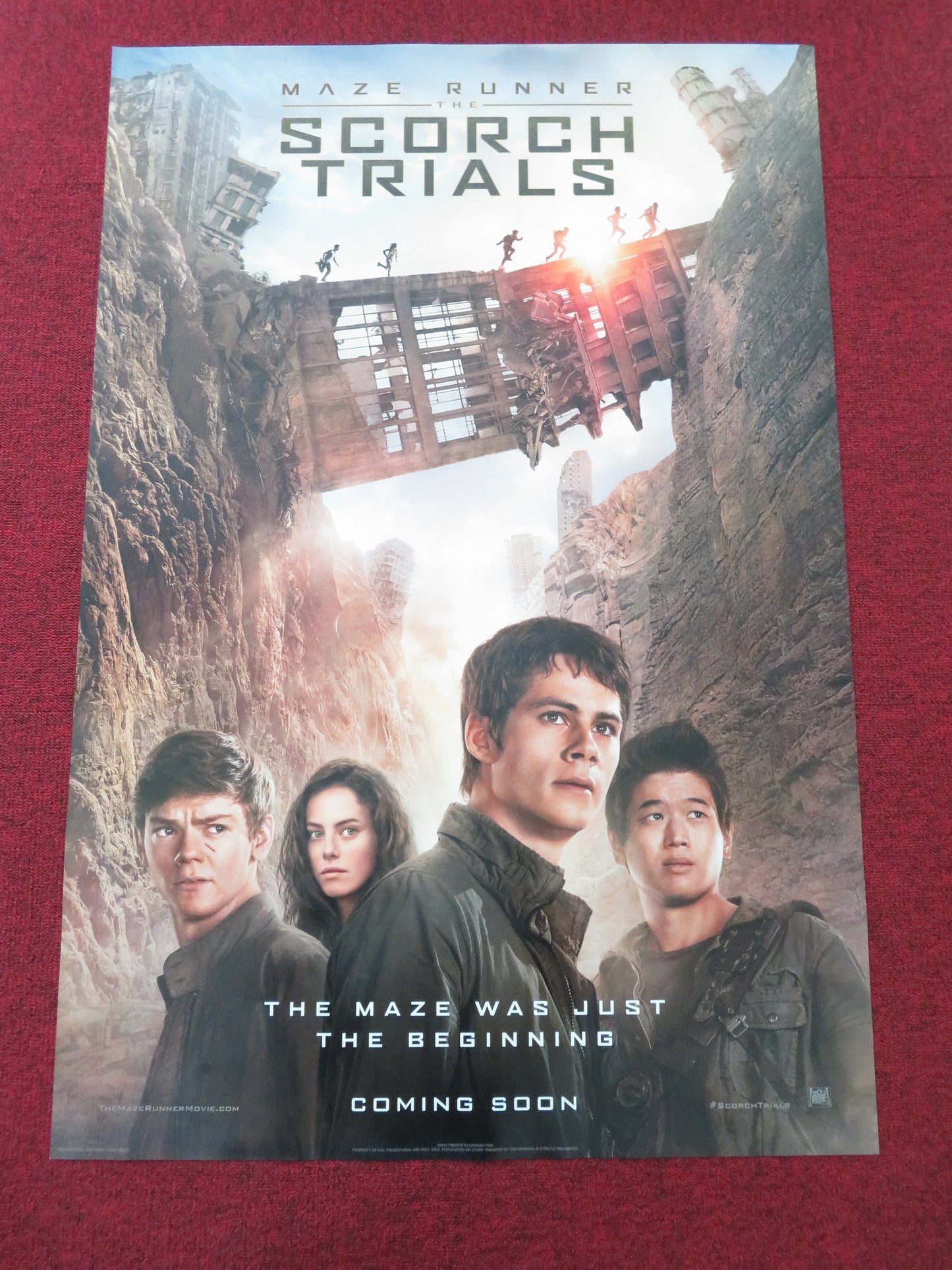 Maze Runner: The Scorch Trials Campaign J - B US One Sheet Rolled Poster 2015 Movie posters