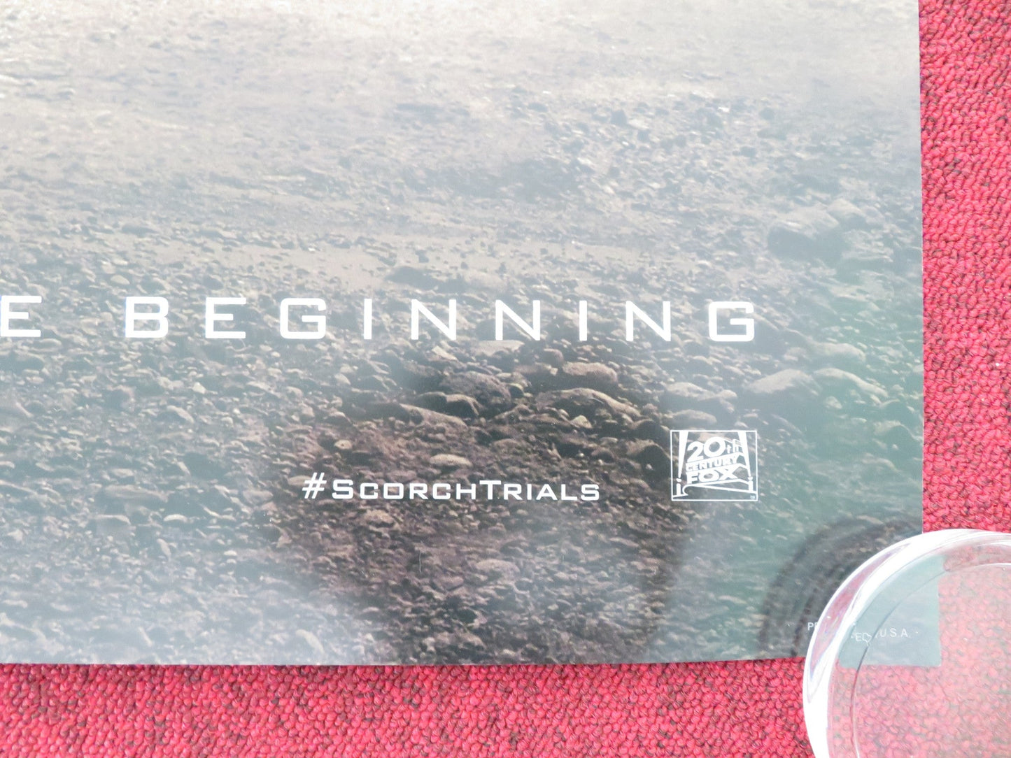 MAZE RUNNER: THE SCORCH TRIALS US ONE SHEET ROLLED POSTER DYLAN O'BRIEN 2015 Movie posters