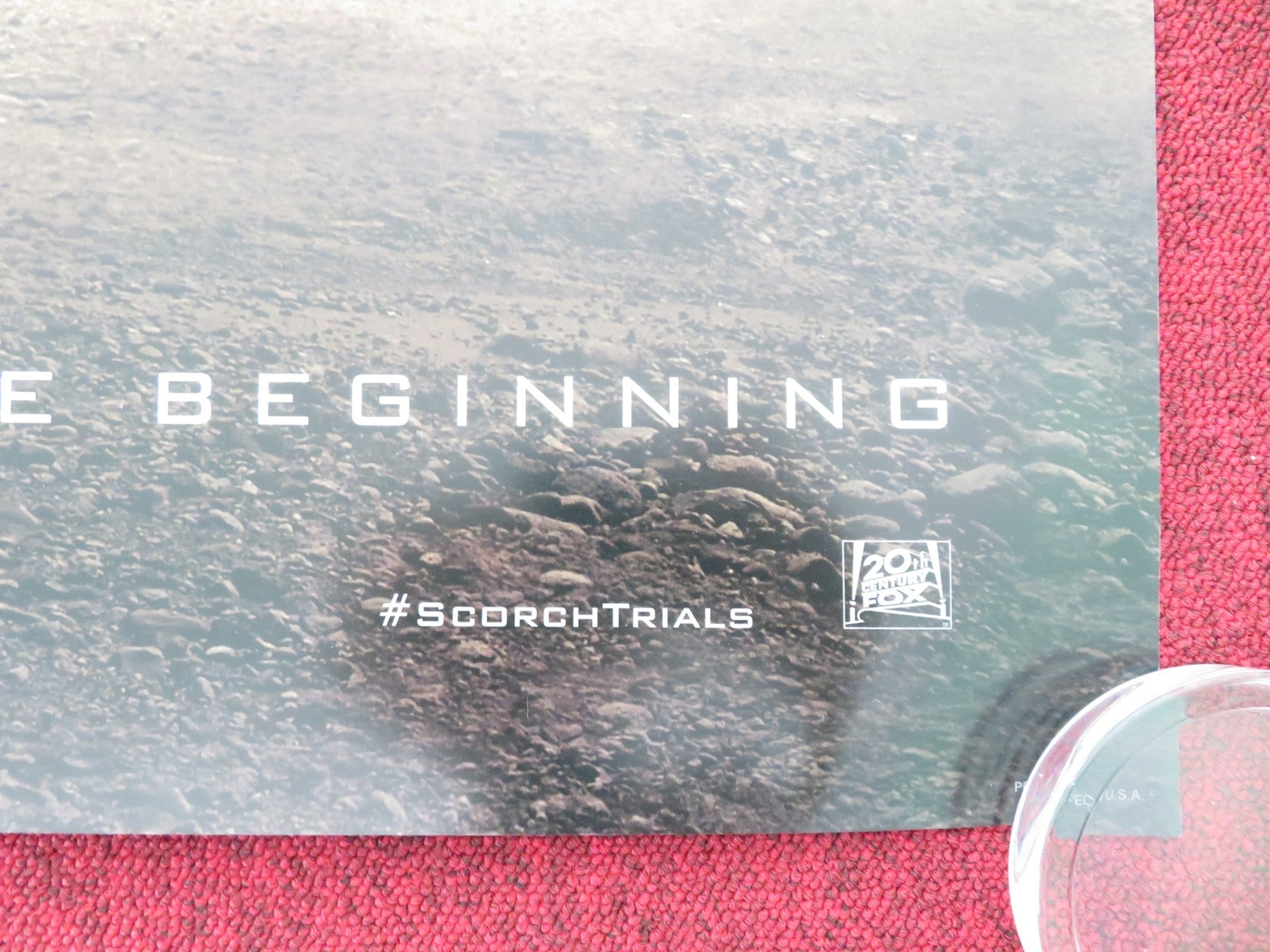 MAZE RUNNER: THE SCORCH TRIALS US ONE SHEET ROLLED POSTER DYLAN O'BRIEN 2015 Movie posters