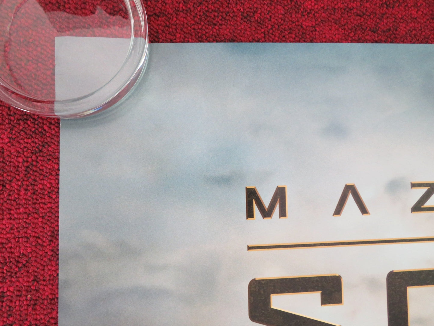 MAZE RUNNER: THE SCORCH TRIALS US ONE SHEET ROLLED POSTER DYLAN O'BRIEN 2015 Movie posters