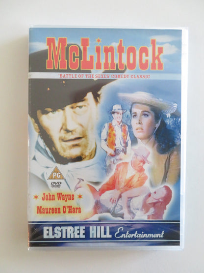 MCLINTOCK! (DVD) JOHN WAYNE MAUREEN O'HARA 1963 REGION FREE Rendezvous Cinema Movie posters