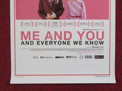 ME AND YOU AND EVERYONE WE KNOW ITALIAN LOCANDINA POSTER JOHN HAWKES 2005 Rendezvous Cinema Movie posters