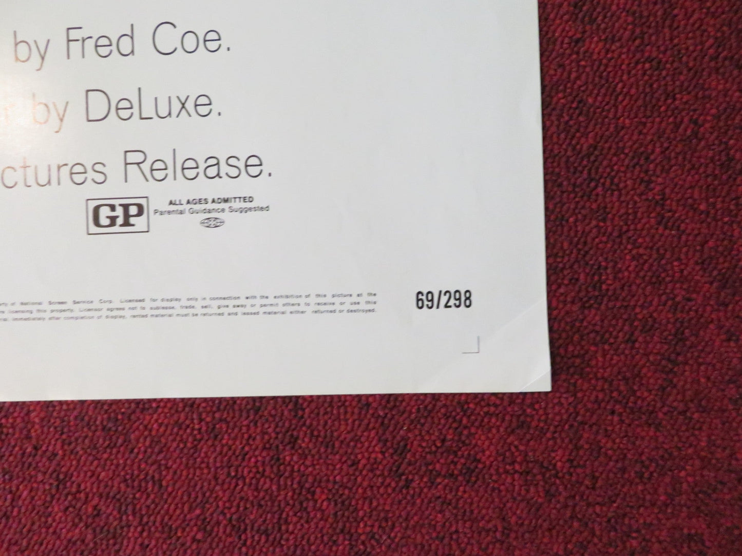 ME, NATALIE FOLDED US ONE SHEET POSTER PATTY DUKE JAMES FARENTINO 1969 Rendezvous Cinema Movie posters