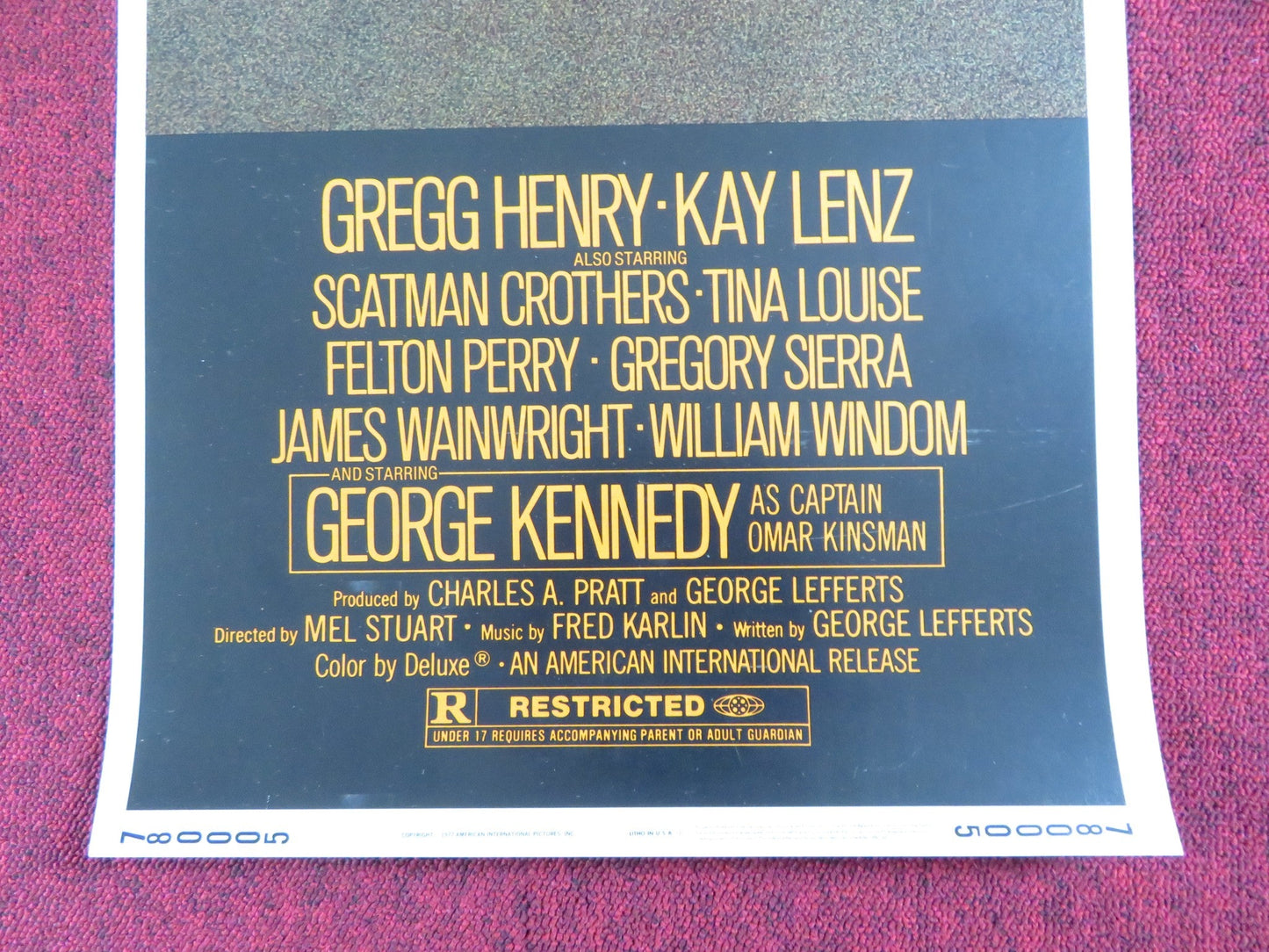 MEAN DOG BLUES US INSERT POSTER GREGG HENRY KAY LENZ 1978 Rendezvous Cinema Movie posters