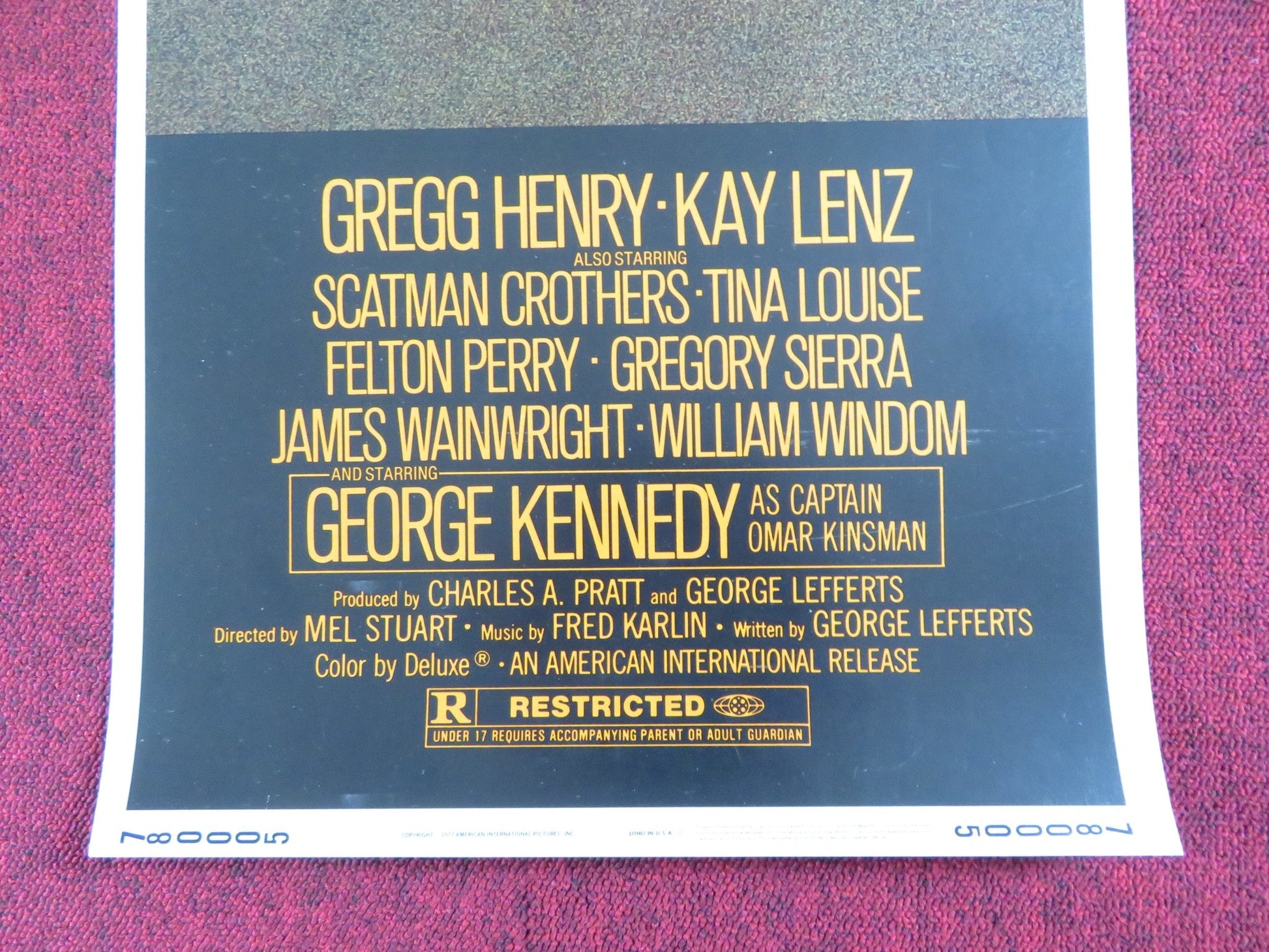 MEAN DOG BLUES US INSERT POSTER GREGG HENRY KAY LENZ 1978 Rendezvous Cinema Movie posters