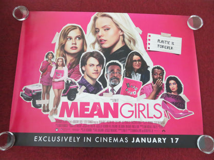 Mean Girls UK Quad Rolled Poster Angourie Rice Tina Fey 2024 Movie posters
