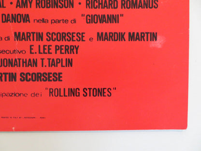 MEAN STREETS - E ITALIAN FOTOBUSTA POSTER ROBERT DE NIRO HARVEY KEITEL 1975 Rendezvous Cinema Movie posters