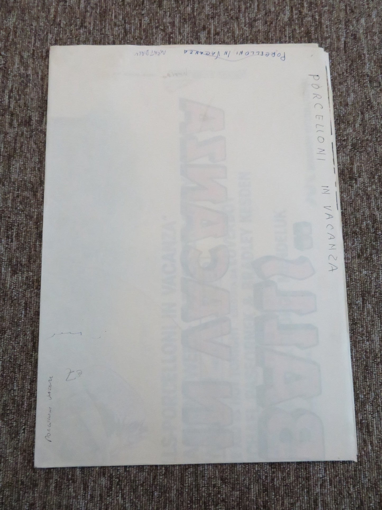 MEATBALLS III: SUMMER JOB ITALIAN 2 FOGLIO POSTER SALLY KELLERMANN S. TWEED 1987 Rendezvous Cinema Movie posters