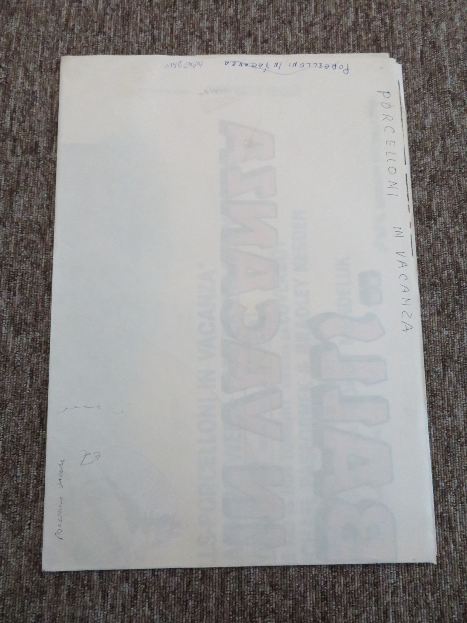 MEATBALLS III: SUMMER JOB ITALIAN 2 FOGLIO POSTER SALLY KELLERMANN S. TWEED 1987 Rendezvous Cinema Movie posters