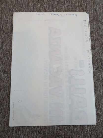 MEATBALLS III: SUMMER JOB ITALIAN 2 FOGLIO POSTER SALLY KELLERMANN S. TWEED 1987 Rendezvous Cinema Movie posters